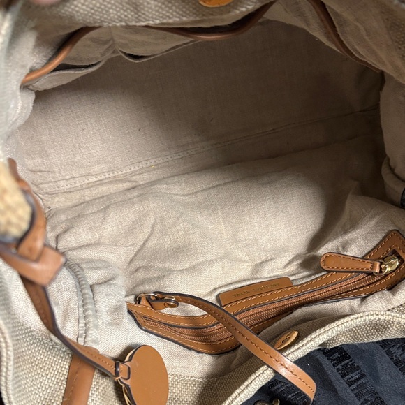 Michael Kors Beige Shoulder Bag with Rope Handles comes with dust bag - Picture 8 of 14